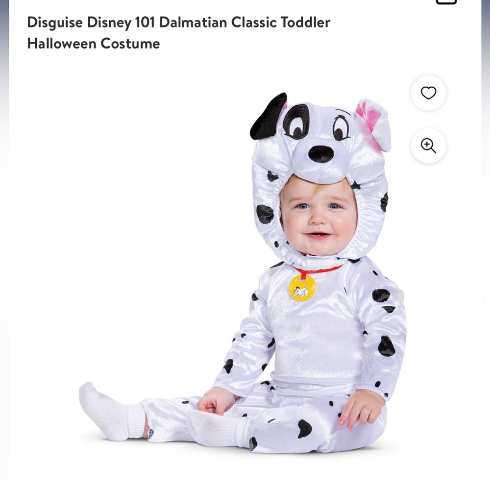 101 Dalmatians toddler costume